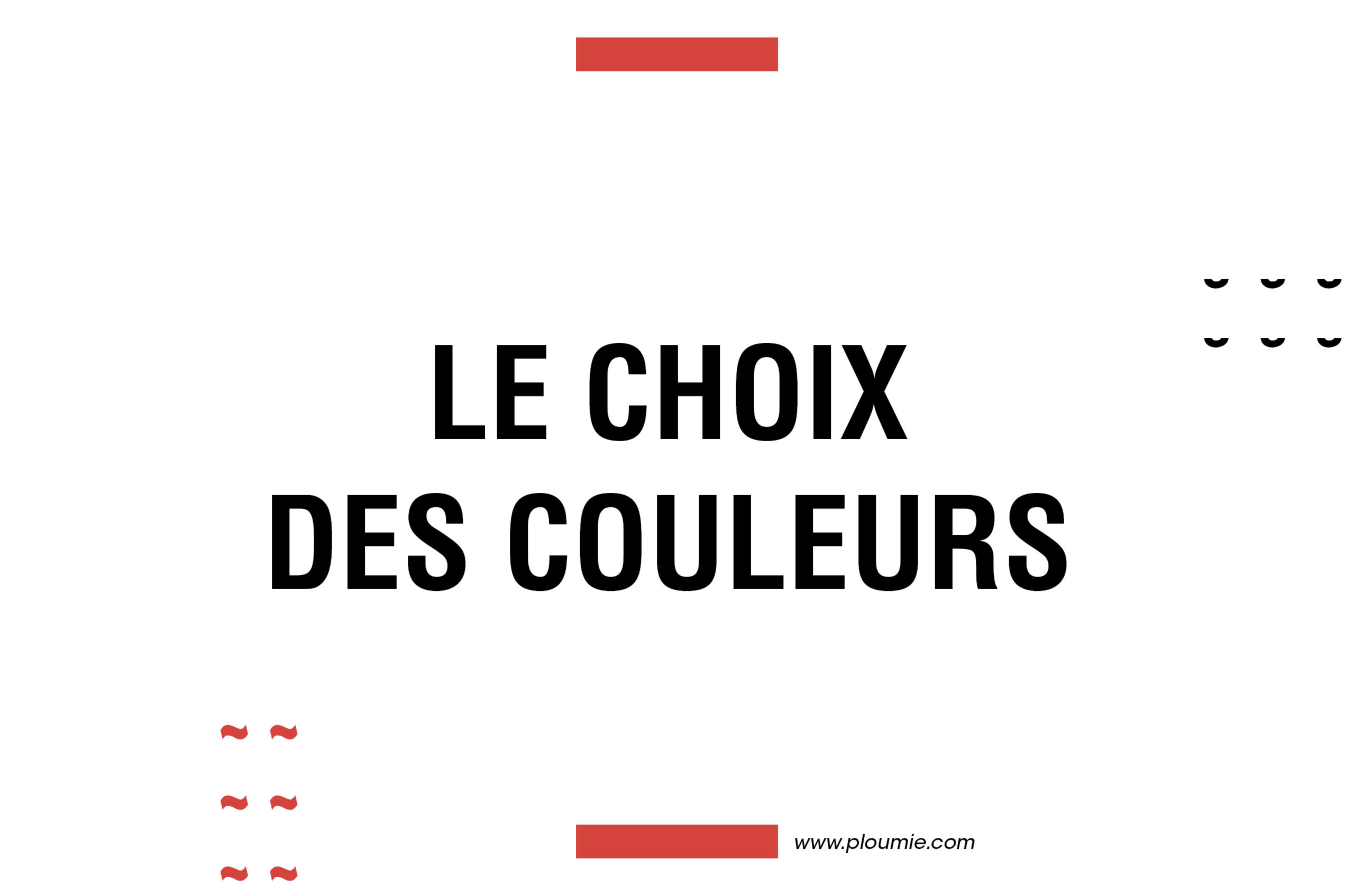 Bannière - le choix des couleurs